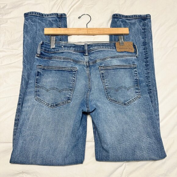 American Eagle Original Straight Jeans Men’s 31x34 Medium Wash - Picture 7 of 10